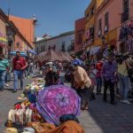 Foco grafico especial ambulantes en el centro historico de queretaro