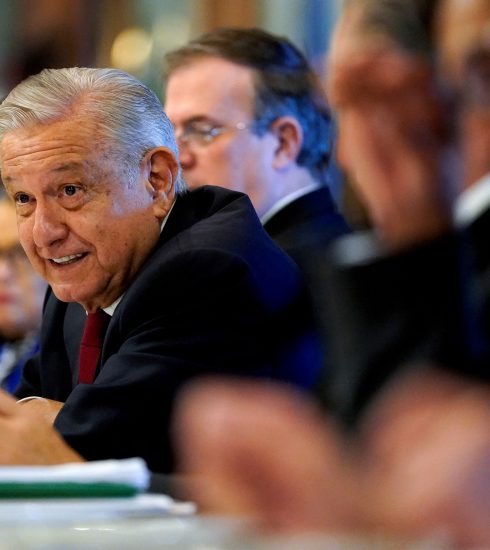 FILE PHOTO: U.S. Secretary of State Blinken visits National Palace in Mexico City