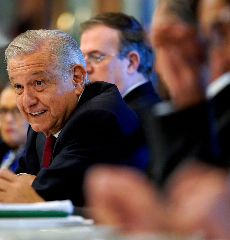 FILE PHOTO: U.S. Secretary of State Blinken visits National Palace in Mexico City