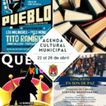 Agenda cultural municipal 22 al 28 abril