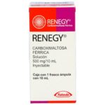 Comprar renegy solucion 500 mg 10 ml inyectable caja con 1 frasco ampula anemia precio