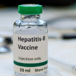 Hepatitis B vaccine vial