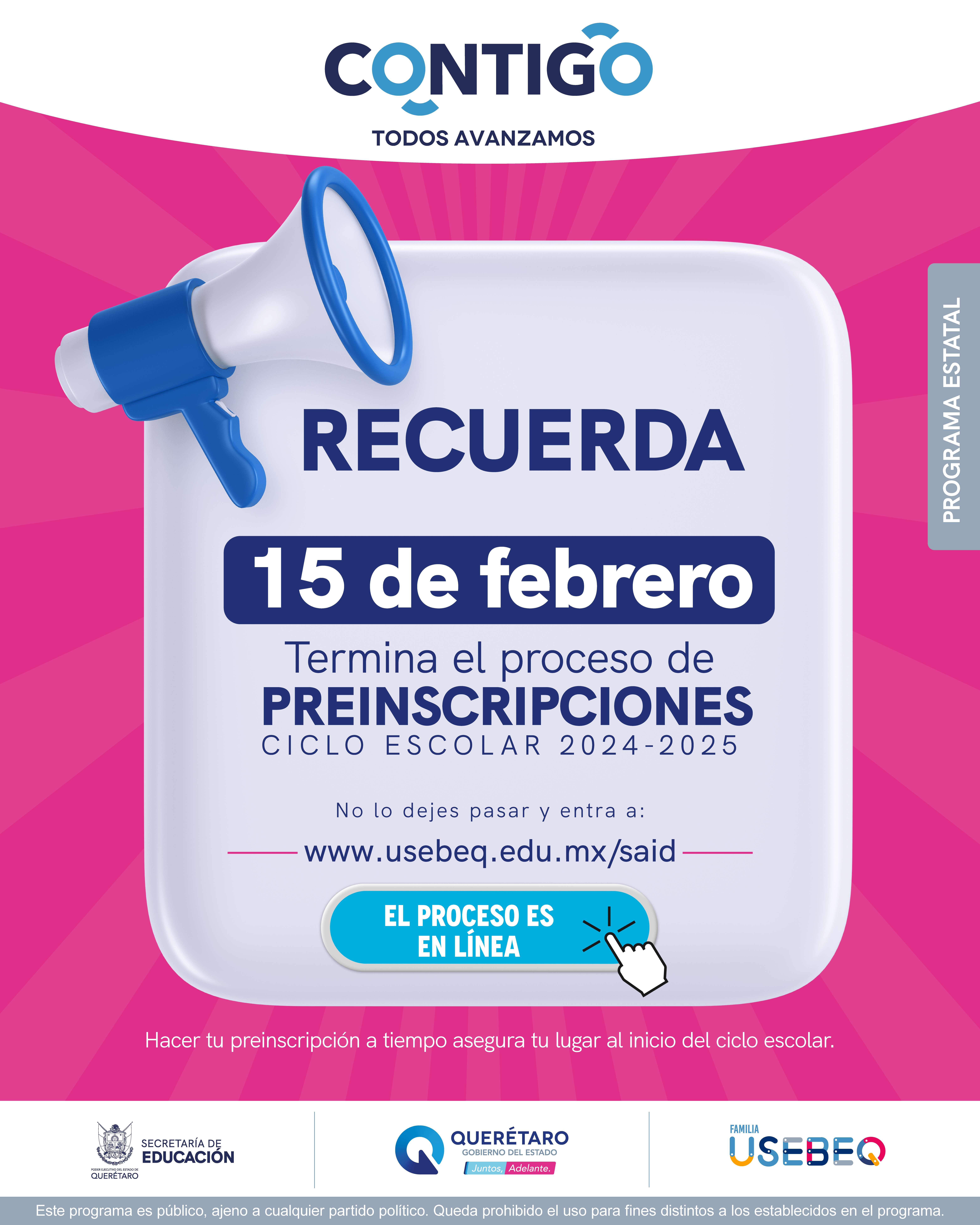 71 273 43636 2137839266 13 02 USEBEQ PREINSCRIPCIONES FOTO