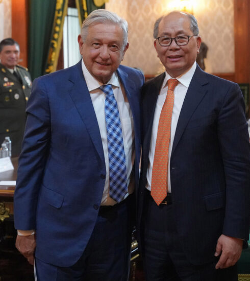 2024 04 15 Presidente AMLO Reunion delegacion China Foto