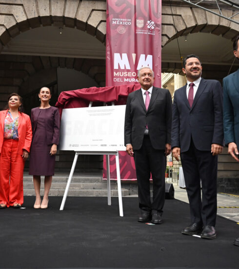 2024 09 25 Presidente AMLO Inauguracion del Museo Vivo del Muralismo Ciudad de Mexico Foto