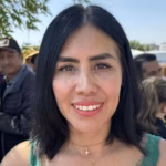 Liliana san martin castillo secretaria del trabajo en el estado de queretaro durante conferencia sobre agenda del dia del trab