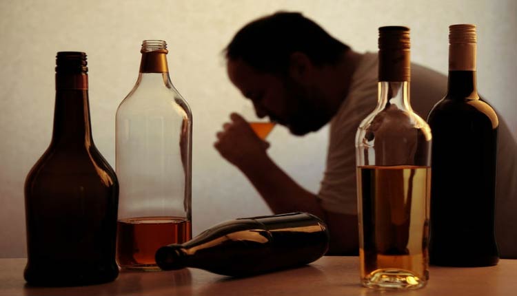 Alcoolismo ilustracao