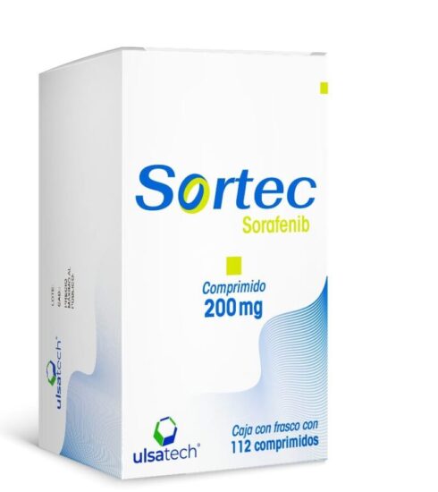 Sorafenib Sortec 200 mg 112 comprimidos Sortec ULSA TECH. Disponible en Farmasmart. Compra en linea 7506429600966 1 edited 1024x907